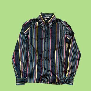 Multi-Colored Stripped Button Down